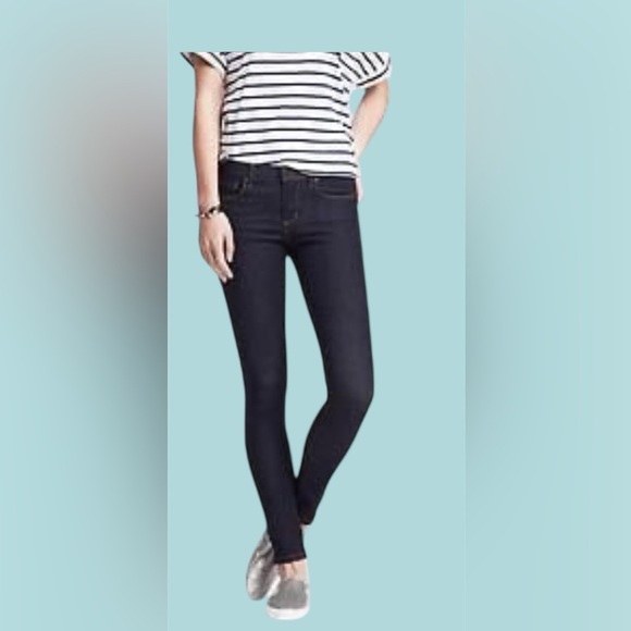 Banana Republic Denim - Banana Republic Women's Navy Skinny Jeans